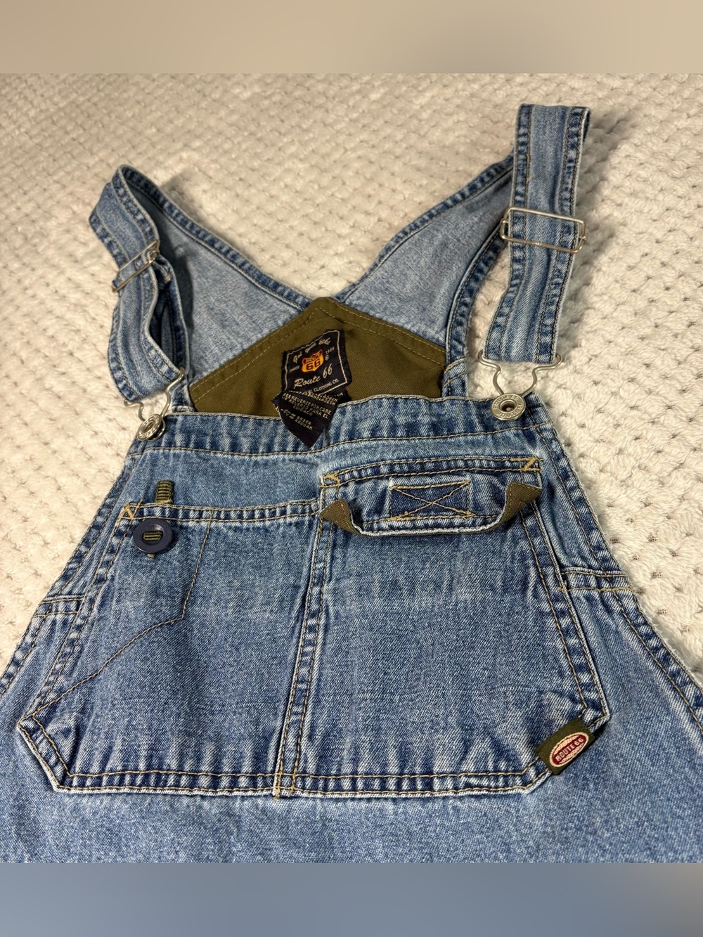 Vintage Route 66 Women’s Overall shorts size medium